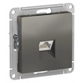 ATLASDESIGN РОЗЕТКА компьютерная RJ45 кат. 6A, механизм, СТАЛЬ ATN000986 - фото 2940