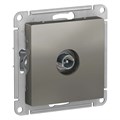 ATLASDESIGN TV РОЗЕТКА проходная 4дБ, механизм, СТАЛЬ ATN000992 - фото 2955