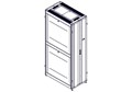 Шкаф Systeme Electric, серия Uniprom, 48U-600/1070, боковые панели 4шт, черный UR3107 - фото 30718