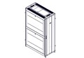 Шкаф Systeme Electric, серия Uniprom, 42U-600/1200, боковые панели 4шт, черный UR3300 - фото 30804