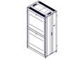 Шкаф Systeme Electric, серия Uniprom, 48U-750/1200, боковые панели 4шт, черный UR3357 - фото 30844