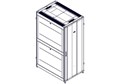 Шкаф Systeme Electric, серия Uniprom, 42U-800/1200, боковые панели 4шт, черный UR3380 - фото 30867