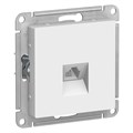 ATLASDESIGN РОЗЕТКА телефонная RJ11, механизм, БЕЛЫЙ ATN000181 - фото 340