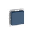 ATLASDESIGN РОЗЕТКА с заземлением со шторками с крышкой,16А,IP20, мех.,быстрозажим. клем., АКВАМАРИН ATN001146S - фото 3528