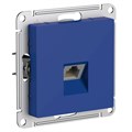 ATLASDESIGN РОЗЕТКА компьютерная RJ45 кат. 5e, механизм, АКВАМАРИН ATN001183 - фото 3608