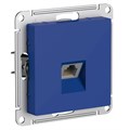 ATLASDESIGN РОЗЕТКА компьютерная RJ45 кат. 6A, механизм, АКВАМАРИН ATN001186 - фото 3618
