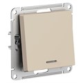 ATLASDESIGN 1-клавишный ВЫКЛЮЧАТЕЛЬ с подсветкой, сх.1а, 10АХ, механизм, ПЕСОЧНЫЙ ATN001213 - фото 3701