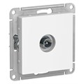 ATLASDESIGN TV РОЗЕТКА проходная 4дБ, механизм, БЕЛЫЙ ATN000192 - фото 379