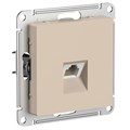 ATLASDESIGN РОЗЕТКА компьютерная RJ45 кат. 5e, механизм, ПЕСОЧНЫЙ ATN001283 - фото 3934