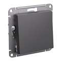 ATLASDESIGN 1-клавишный ПЕРЕКРЕСТНЫЙ ПЕРЕКЛЮЧАТЕЛЬ, сх.7, 10АХ, механизм, БАЗАЛЬТ ATN001471 - фото 4394