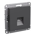 ATLASDESIGN РОЗЕТКА компьютерная RJ45 кат. 6A, механизм, БАЗАЛЬТ ATN001486 - фото 4415
