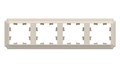 ATLASDESIGN ANTIQUE 4-постовая РАМКА, универсальная, БЕЖЕВЫЙ ATN100204 - фото 4482