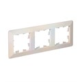 ATLASDESIGN AIR 3-постовая РАМКА, ЖЕМЧУГ/дымчатый белый ATN220403 - фото 4802