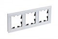 ATLASDESIGN NATURE 3-постовая РАМКА, ОРГАНИЧЕСКОЕ СТЕКЛО БЕЛЫЙ ATN320103 - фото 5064