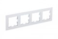 ATLASDESIGN NATURE 4-постовая РАМКА, МАТОВОЕ ОРГАНИЧЕСКОЕ СТЕКЛО БЕЛЫЙ ATN330104 - фото 5186