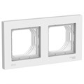 ATLASDESIGN AQUA 2-постовая РАМКА, IP44, БЕЛЫЙ ATN440102 - фото 5334