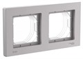 ATLASDESIGN AQUA 2-постовая РАМКА, IP44, АЛЮМИНИЙ ATN440302 - фото 5382