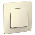 BLANCA С/У 1-клавишный ВЫКЛЮЧАТЕЛЬ (сх.1), 6А, 250В, МОЛОЧНЫЙ BLNVS006102 - фото 6288