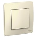 BLANCA С/У 1-клавишный ПЕРЕКЛЮЧАТЕЛЬ (сх.6), 10А, 250В, МОЛОЧНЫЙ BLNVS010602 - фото 6453