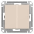 ATLASDESIGN 2-клавишный ПЕРЕКРЕСТНЫЙ ПЕРЕКЛЮЧАТЕЛЬ, сх.7+7, 10АХ, механизм, БЕЖЕВЫЙ ATN000273 - фото 682