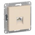 ATLASDESIGN РОЗЕТКА компьютерная RJ45 кат. 5e, механизм, БЕЖЕВЫЙ ATN000283 - фото 688