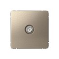 ARTGALLERY TV РОЗЕТКА проходная 4DB, механизм, ШАМПАНЬ GAL000592 - фото 6976