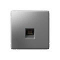 ARTGALLERY РОЗЕТКА компьютерная RJ45, кат. 5е, механизм, СТАЛЬ GAL000983 - фото 7358