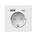 ARTGALLERY РОЗЕТКА 16А с 2 USB A+C, 5В/2,4А/3,0А, 2х5В/1,5А, механизм, ЛОТОС GAL001332 - фото 7828