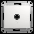 GLOSSA TV РОЗЕТКА оконечная 1дБ, механизм, БЕЛЫЙ GSL000191 - фото 8543