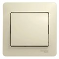 GLOSSA 1-клавишный ВЫКЛЮЧАТЕЛЬ, сх.1, 10АХ, в сборе, БЕЖЕВЫЙ GSL000212 - фото 8637