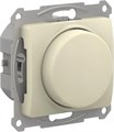 GLOSSA СВЕТОРЕГУЛЯТОР (диммер) поворотно-нажимной, LED, RC, 400Вт, механизм, БЕЖЕВЫЙ GSL000223 - фото 8671