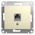 GLOSSA РОЗЕТКА компьютерная RJ45 кат. 5e, механизм, БЕЖЕВЫЙ GSL000281K - фото 8929