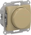 GLOSSA СВЕТОРЕГУЛЯТОР (диммер) поворотно-нажимной, LED, RC, 400Вт, механизм, ТИТАН GSL000423 - фото 9257