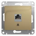GLOSSA РОЗЕТКА компьютерная RJ45 кат. 5e, механизм, ТИТАН GSL000481K - фото 9354